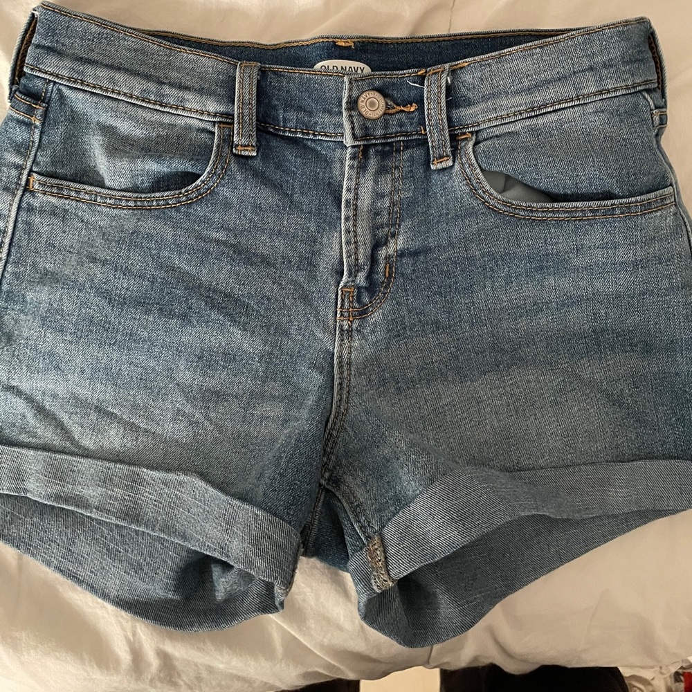 denim shorts